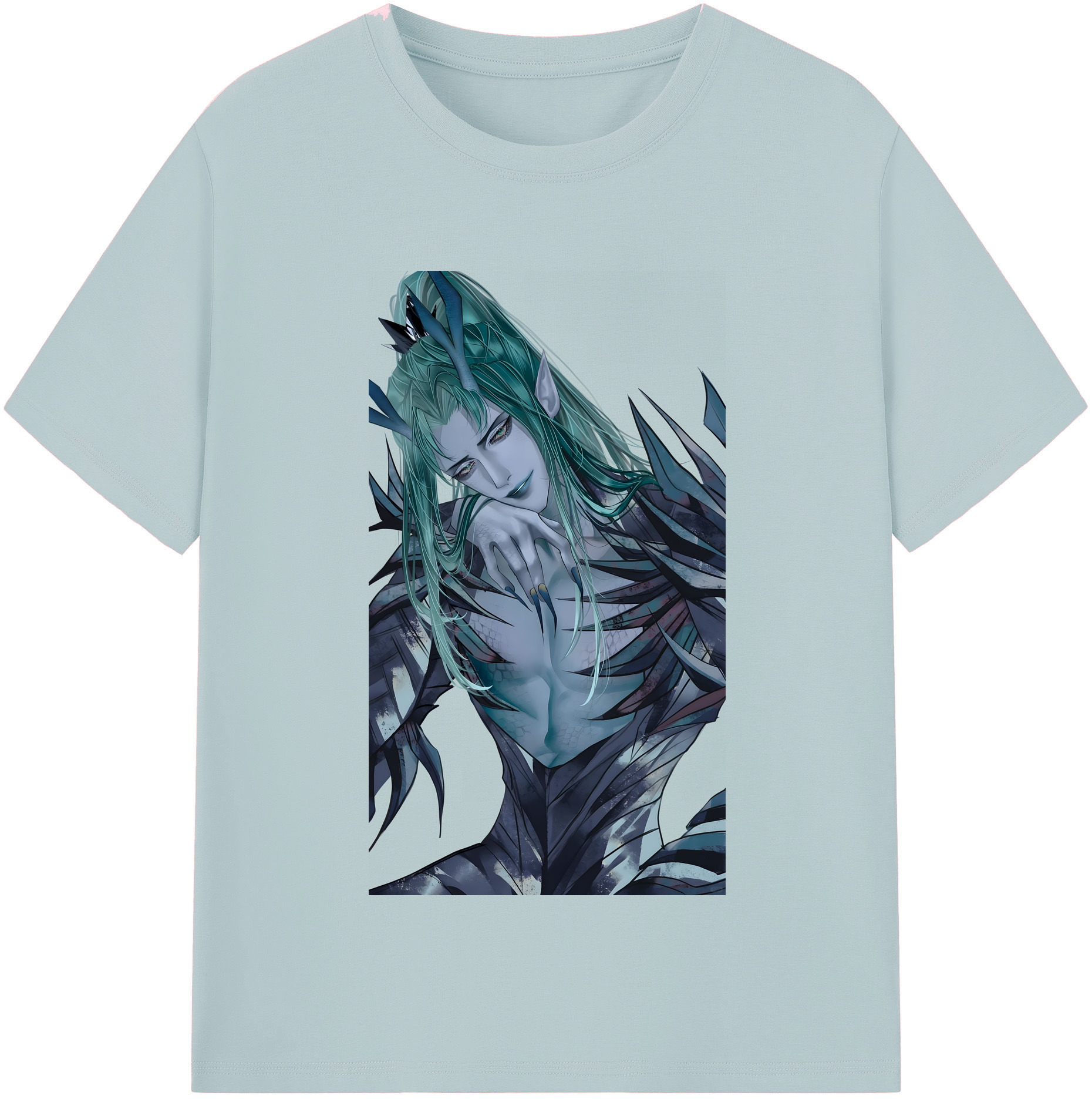 （画像用） Ne Zha 2 ナタ 魔童の大暴れ 綿100％半袖Tシャツ（フロントプリント）